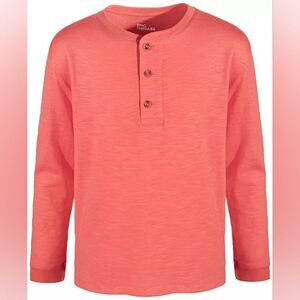 Epic Threads Coral Long Sleeve Henley